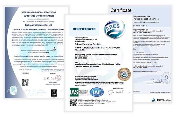 International Quality Certifications