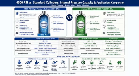 4500 PSI High-Pressure Cylinders Are Not a Spec Choice - They're a Design Commitment