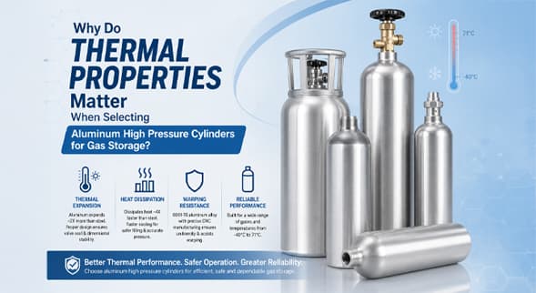 Why Do Thermal Properties Matter When Selecting Aluminum High Pressure Cylinders for Gas Storage?
