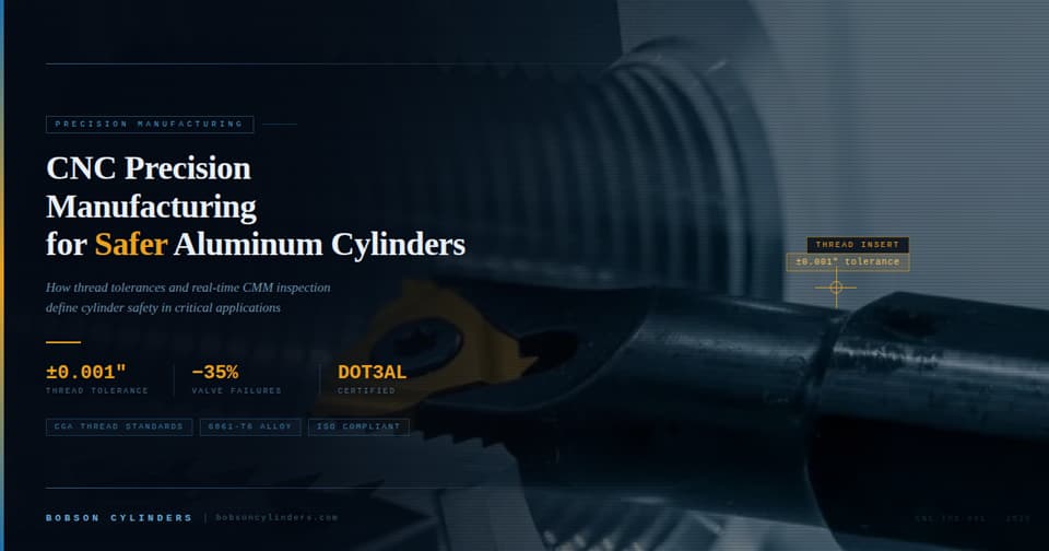 CNC精密製造如何提升鋁製氣瓶品質與安全標準?
