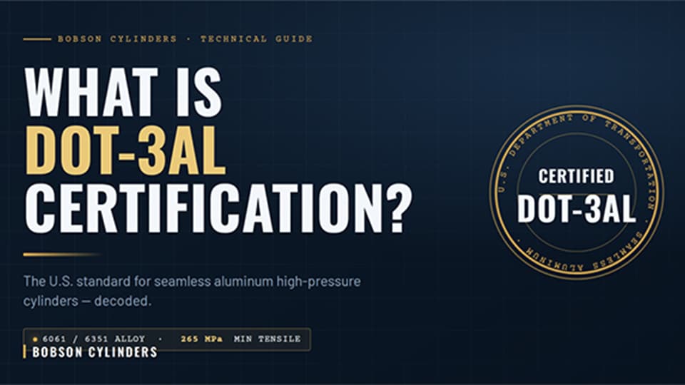 What is hydrostatic testing for gas cylinders and how does it work?