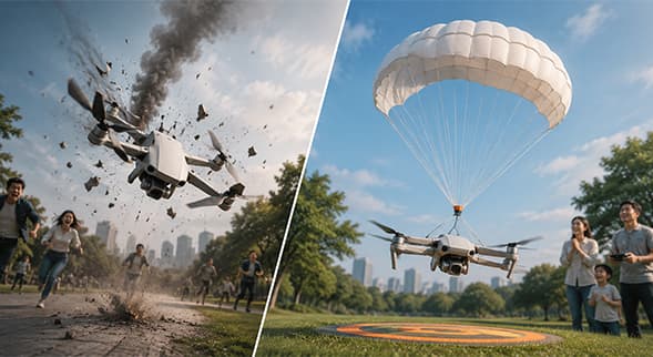 Drone Parachute Systems: How Reliable Cylinders Protect Drones During Emergencies