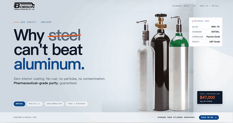 How Do Aluminum Cylinders Prevent Gas Contamination Better Than Steel?