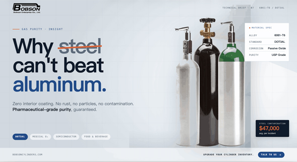 How Do Aluminum Cylinders Prevent Gas Contamination Better Than Steel?